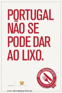 Cartaz Portugal não se pode dar ao lixo